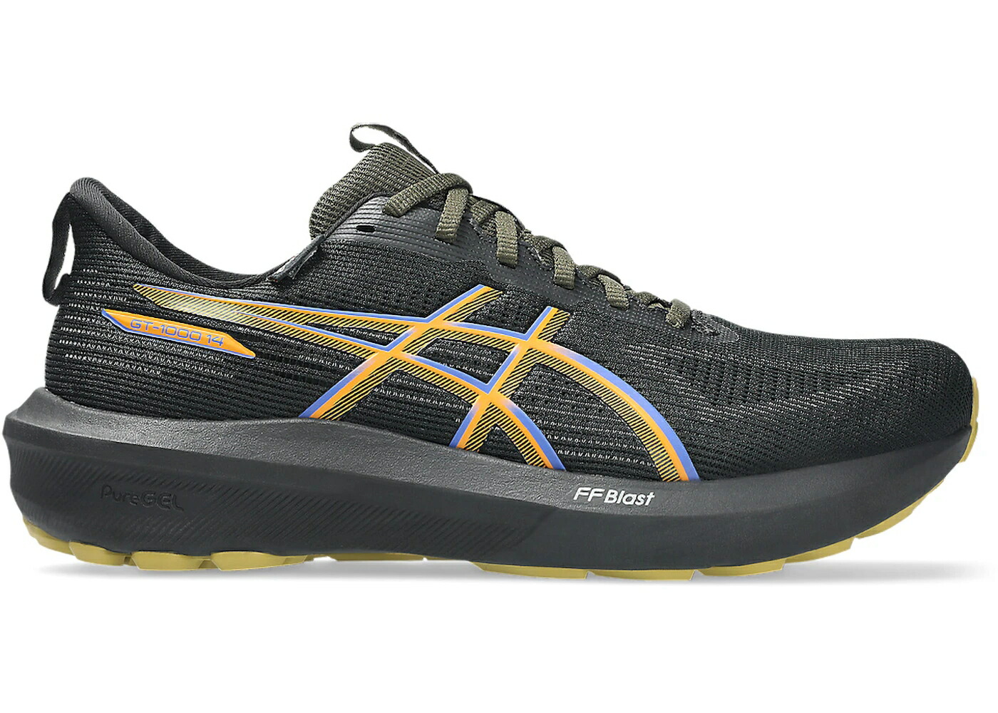 アシックス ゴアテックス 黒いこと 黒いこと スニーカー メンズ ASICS GT-1000 14 GORE-TEX BLACK DARK COBALT / BLACK DARK COBALT