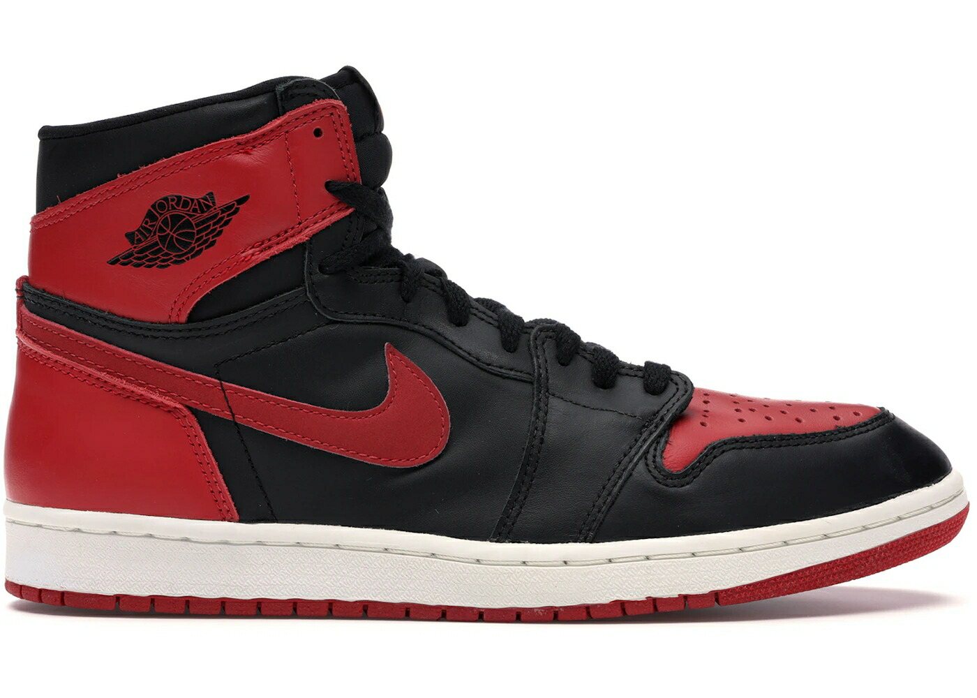 ナイキ ジョーダン 黒いこと 黒いこと 赤 赤いこと 白いこと 白いこと スニーカー メンズ JORDAN 1 RETRO BRED (1994) / BLACK VARSITY RED WHITE