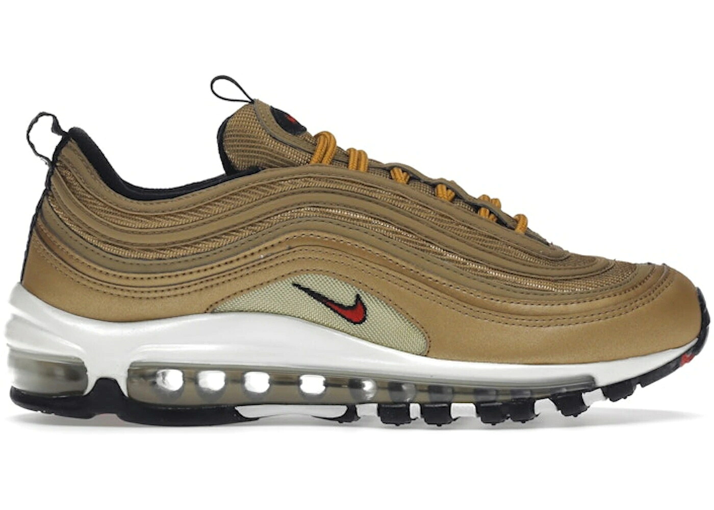 ナイキ マックス ゴールド 赤 赤いこと 白いこと 白いこと 大気圏マックス WOMEN\u0027S スニーカー レディース NIKE AIR MAX 97 METALLIC GOLD (2017/2018) (WOMEN\u0027S) / METALLIC GOLD VARSITY RED WHITE