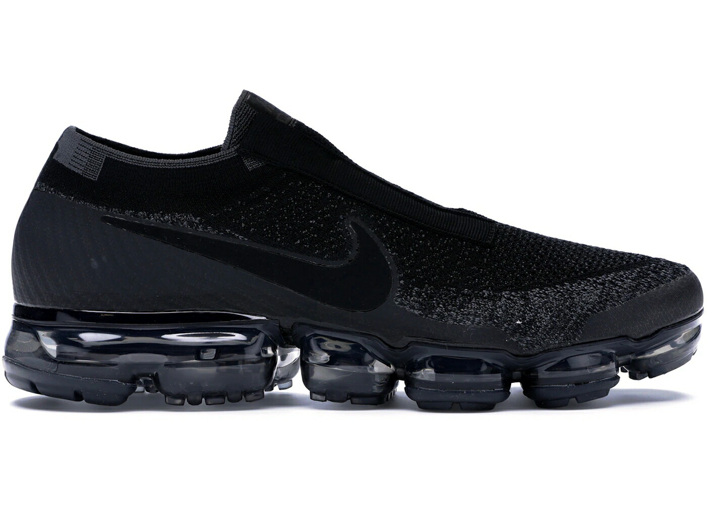 ナイキ 黒いこと 黒いこと 薄墨色 薄墨色 エアヴェイパーマックス スニーカー メンズ NIKE AIR VAPORMAX SE LACELESS TRIPLE BLACK / BLACK BLACK DARK GREY