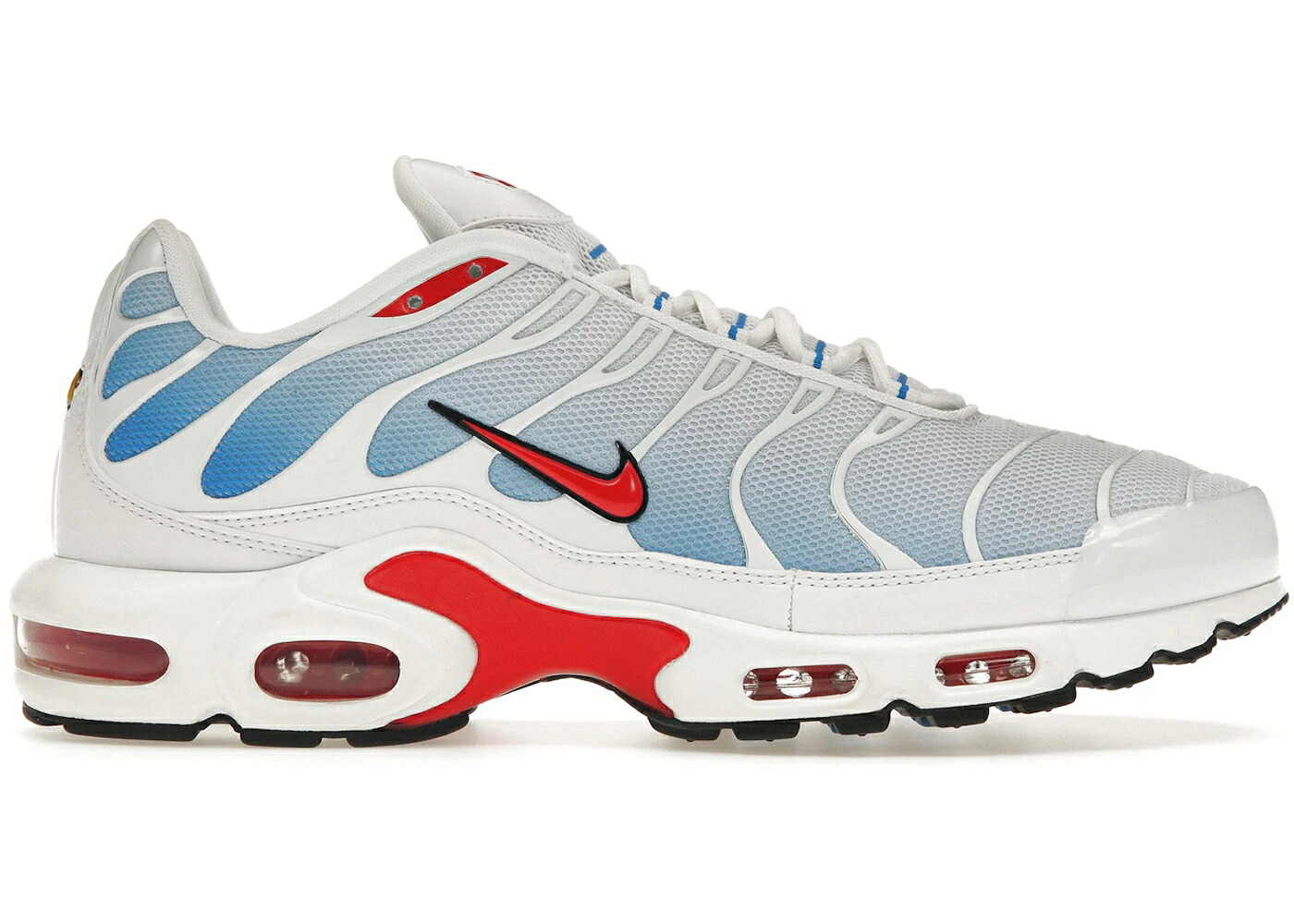 ナイキ マックス 青み 青色 赤 赤いこと 白いこと 白いこと エアマックスプラス スニーカー メンズ NIKE AIR MAX PLUS TIDE (2022) / BLUE RED WHITE