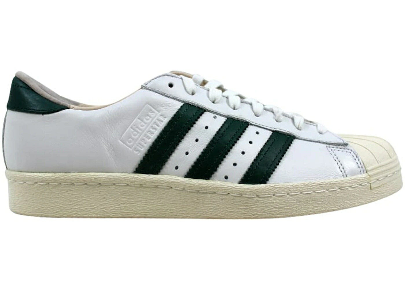 アディダス スーパースター 白色 ホワイト 緑 グリーン スニーカー メンズ ADIDAS SUPERSTAR 80S RECON CRYSTAL WHITE / CRYSTAL WHITE GREEN OFF WHITE
