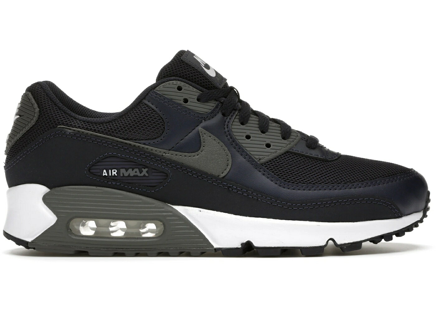 ナイキ マックス 白いこと 白いこと 薄墨色 薄墨色 大気圏マックス スニーカー メンズ NIKE AIR MAX 90 OBSIDIAN / OBSIDIAN WHITE IRON GREY