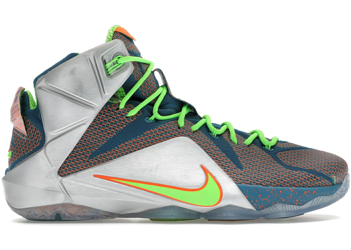 ナイキ レブロン 青み 青色 クリムゾン スニーカー メンズ NIKE LEBRON 12 TRILLION DOLLAR MAN / REFLECTIVE BLUE TOTAL CRIMSON