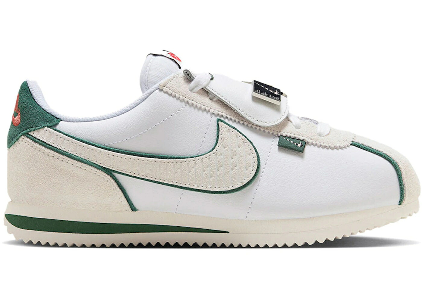 ナイキ コルテッツ ユナイテッド 白色 ホワイト 緑 グリーン WOMEN'S スニーカー レディース NIKE CORTEZ ALL PETALS UNITED WHITE GREEN (WOMEN'S) / WHITE SUMMIT WHITE LIGHT BONE|スニケス
