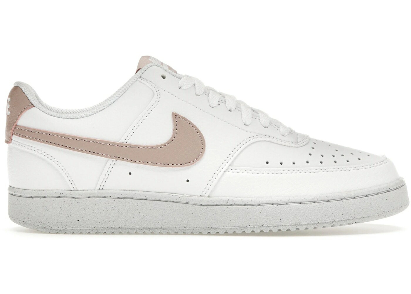 ナイキ 厚地の外套 白いこと 白いこと さくら色 オックスフォード WOMEN\u0027S スニーカー レディース NIKE COURT VISION LOW NEXT NATURE SAIL WHITE PINK OXFORD (WOMEN\u0027S) / WHITE PINK OXFORD