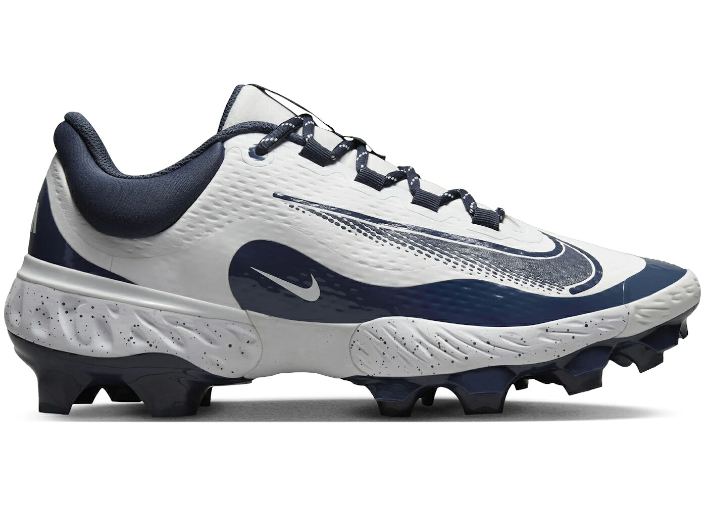 ナイキ アルファ ハラチ エリート 白いこと 白いこと 紺色 米国海軍 アルファハラチ スニーカー メンズ NIKE ALPHA HUARACHE ELITE 4 LOW MCS WHITE MIDNIGHT NAVY / WHITE MIDNIGHT NAVY