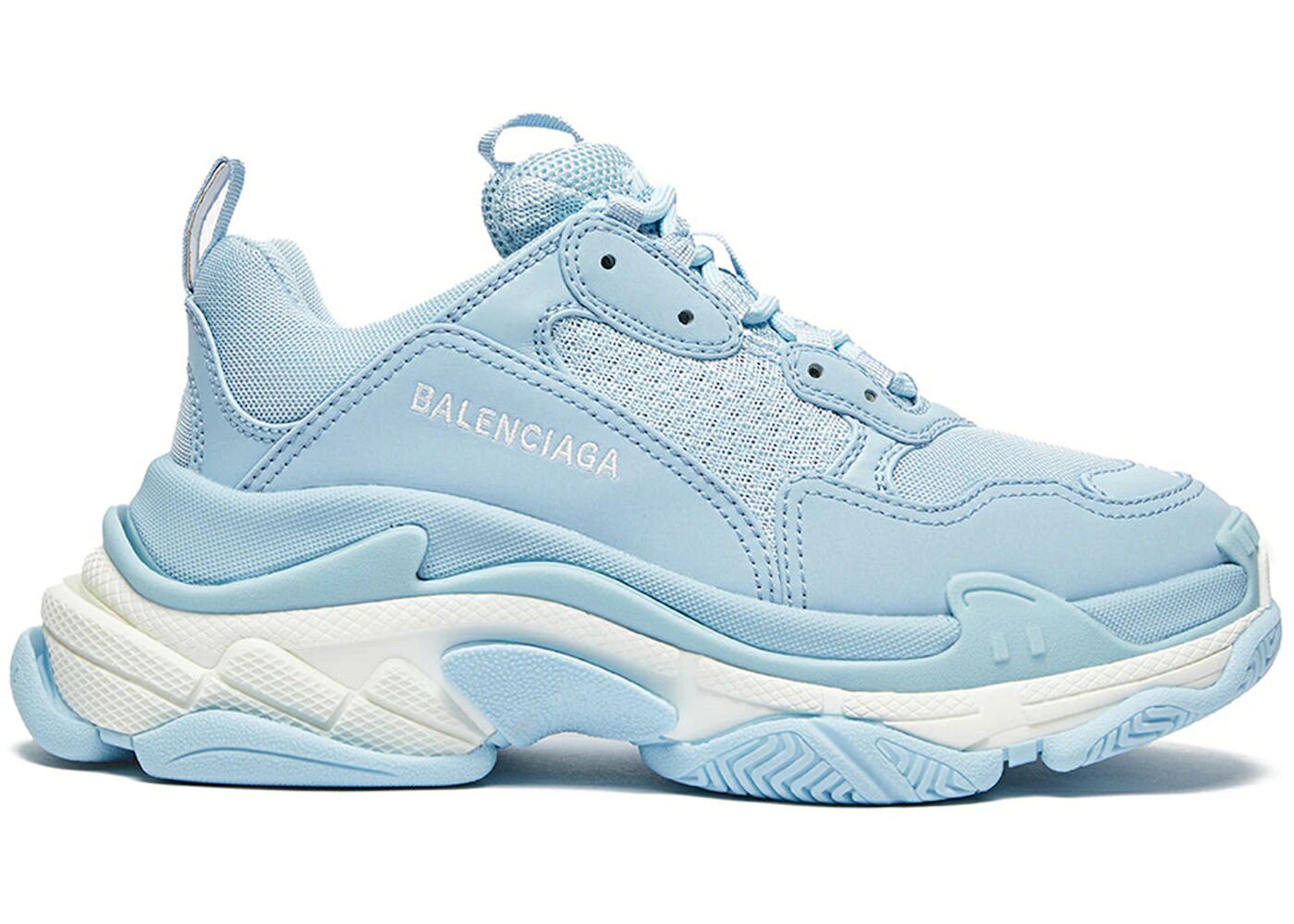 バレンシアガ 青味 青み 白いこと 白いこと WOMEN\u0027S スニーカー レディース BALENCIAGA TRIPLE S LIGHT BLUE WHITE (WOMEN\u0027S) / LIGHT BLUE WHITE
