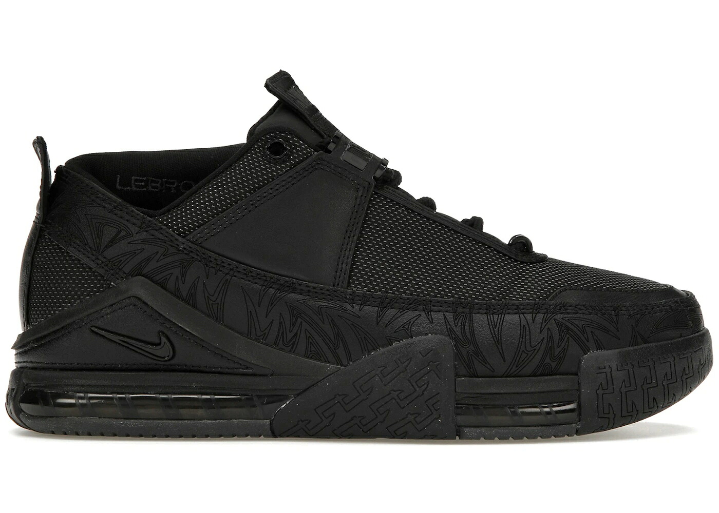 ナイキ レブロン 望遠レンズ 黒いこと 黒いこと スニーカー メンズ NIKE LEBRON ZOOM 2 LOW BLACK / BLACK BLACK ANTHRACITE
