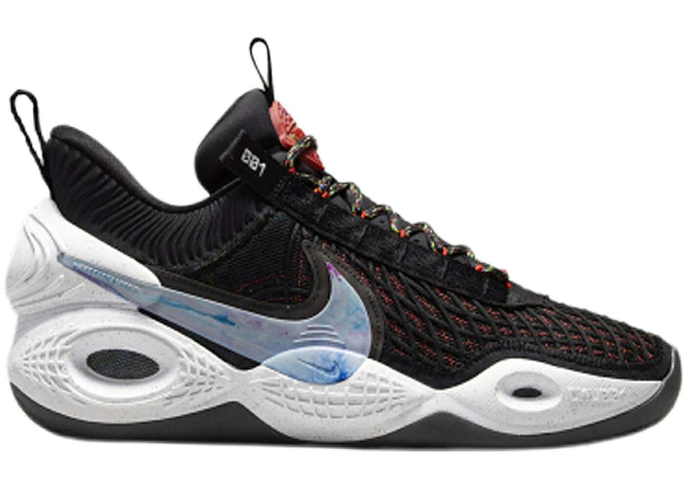 ナイキ 黒いこと 黒いこと クリムゾン 白いこと 白いこと スニーカー メンズ NIKE COSMIC UNITY WIND / BLACK BRIGHT CRIMSON WHITE