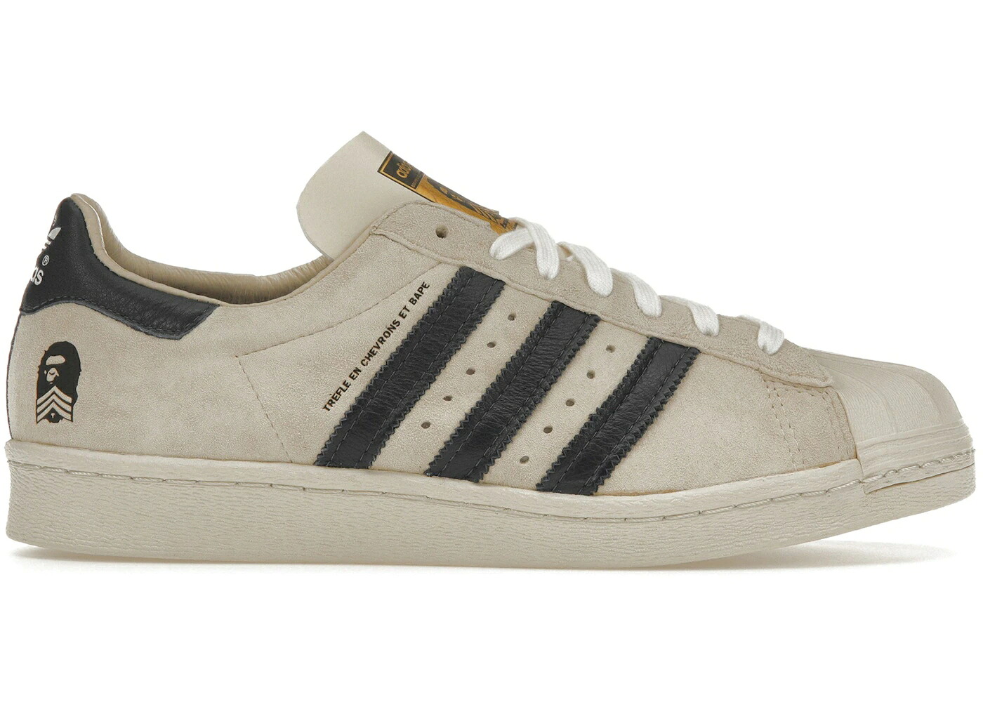 アディダス スーパースター スニーカー メンズ ADIDAS SUPERSTAR 80S BAPE B-SIDES / LBONE DKINDI LCLAY