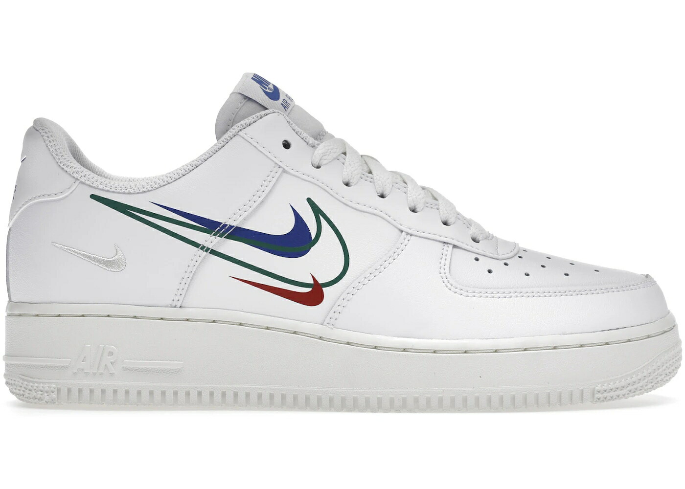 ナイキ 白色 ホワイト エアフォース スニーカー メンズ NIKE AIR FORCE 1 LOW MULTI-SWOOSH / WHITE MULTI COLOR WHITE