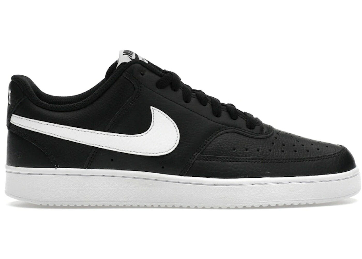 ナイキ 厚地の外套 黒いこと 黒いこと 白いこと 白いこと スニーカー メンズ NIKE COURT VISION LOW BLACK WHITE / BLACK PHOTON DUST WHITE