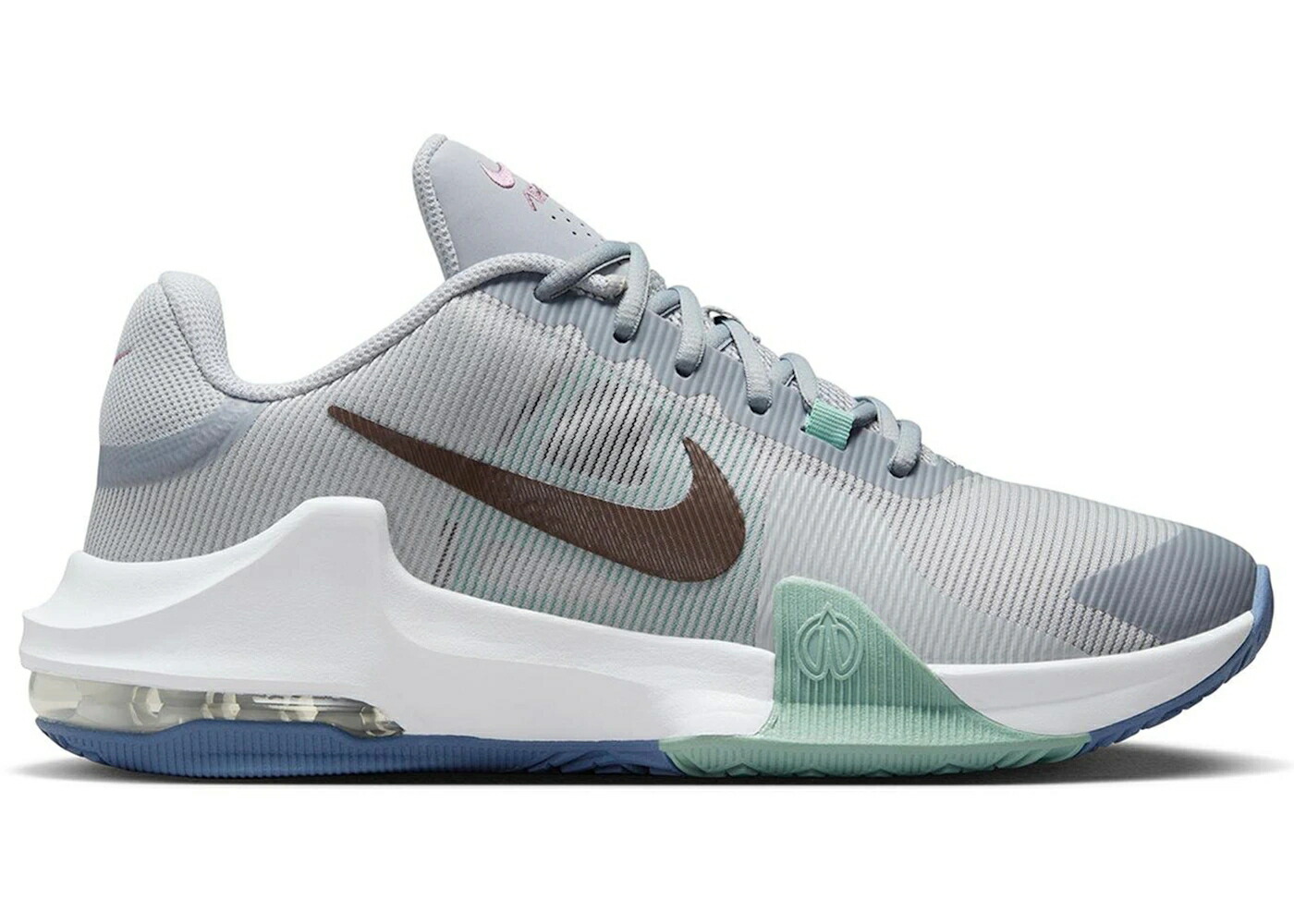 ナイキ マックス インパクト 灰色 グレー ワイン色 バーガンディー 青色 ブルー エアマックス スニーカー メンズ NIKE AIR MAX IMPACT 4 WOLF GREY BURGUNDY CRUSH / WOLF GREY MINERAL DIFFUSED BLUE