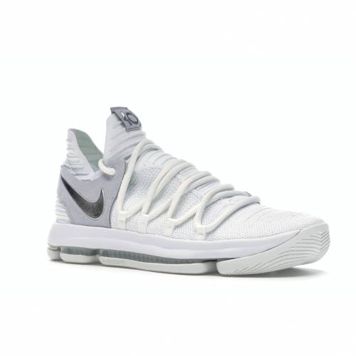 ナイキ メンズ靴 Nike 10 スニーカー Kd 10 Still White White Metallic Silverpure Platinum メンズ スニケスファッションブランド カジュアル ファッション スニーカー