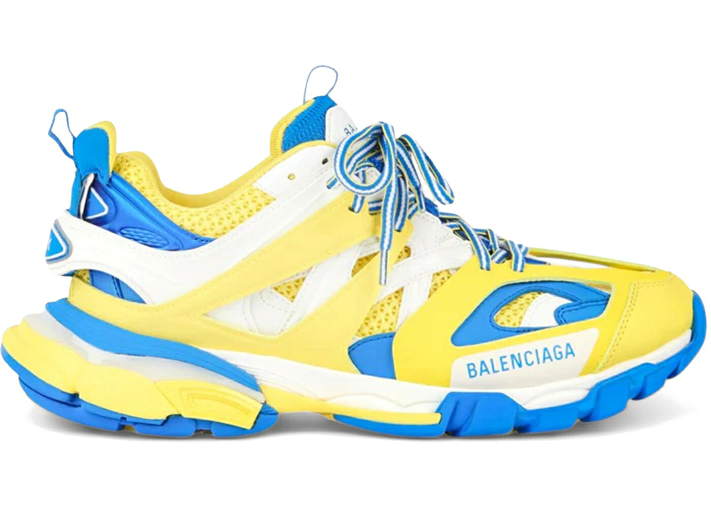 バレンシアガ トラック 黄色 イエロー 青色 ブルー スニーカー メンズ BALENCIAGA TRACK LED YELLOW BLUE / YELLOW BLUE