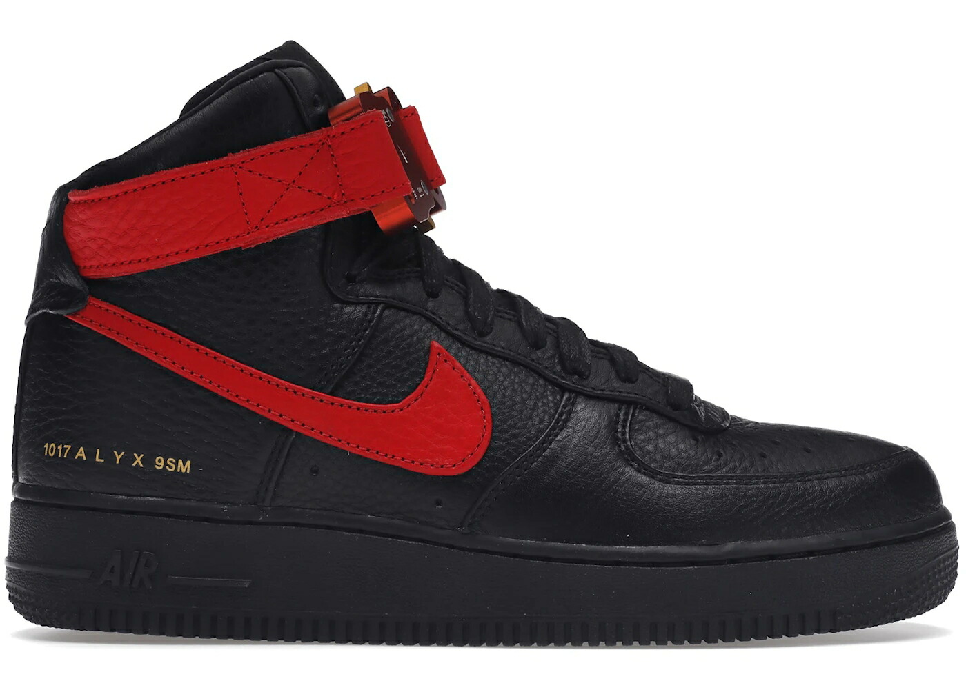 ナイキ ハイ 黒色 ブラック 赤 レッド エアフォース スニーカー メンズ NIKE AIR FORCE 1 HIGH 1017 ALYX 9SM BLACK RED / BLACK RED