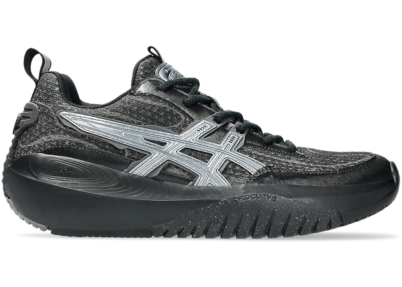 アシックス 黒いこと 黒いこと 純一無雑 しろがね色 しろがね色 スニーカー メンズ ASICS NEOCURVE BLACK PURE SILVER / BLACK PURE SILVER