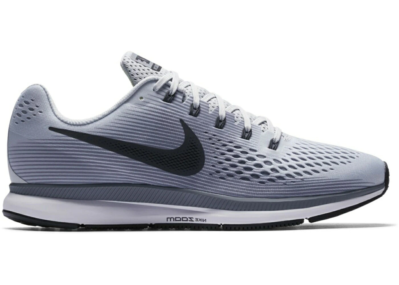 ナイキ ズーム ペガサス ピュア プラチナム クール ズームペガサス スニーカー メンズ NIKE AIR ZOOM PEGASUS 34 PURE PLATINUM / PURE PLATINUM ANTHRACITE COOL