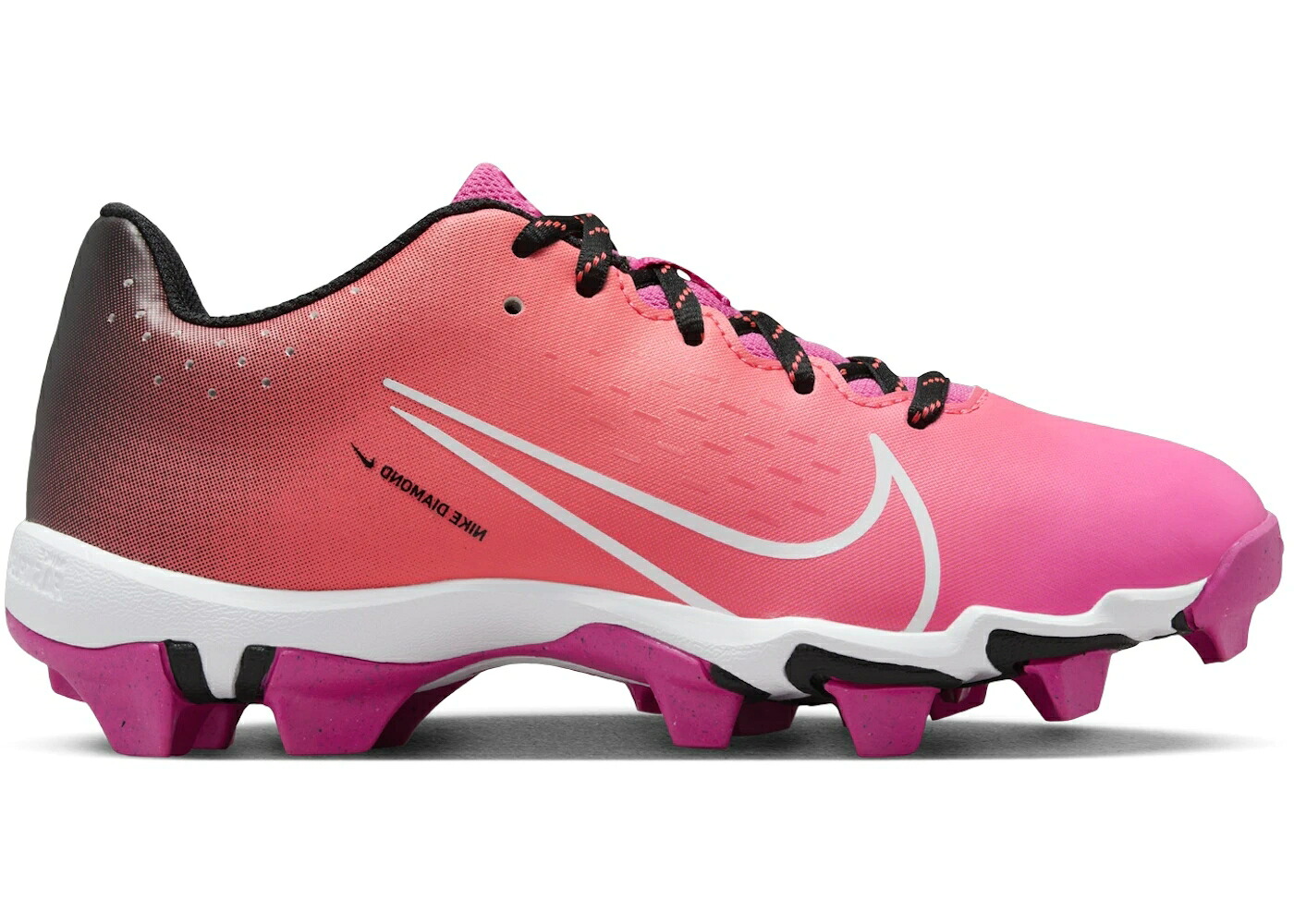 ナイキ キース声の調子 レーザ 黒いこと 黒いこと 白いこと 白いこと お坊っちゃん キッズ NIKE HYPERDIAMOND 4 KEYSTONE LASER FUCHSIA HOT PUNCH BLACK WHITE (GS) / LASER FUCHSIA HOT PUNCH BLACK もの言う花 マタニティ スニーカ