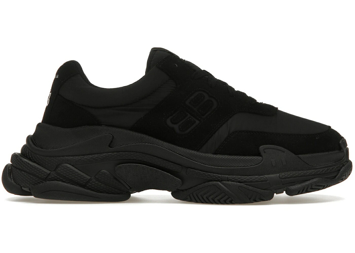 バレンシアガ ナイロン 黒いこと 黒いこと スニーカー メンズ BALENCIAGA TRIPLE S NYLON BLACK / BLACK BLACK