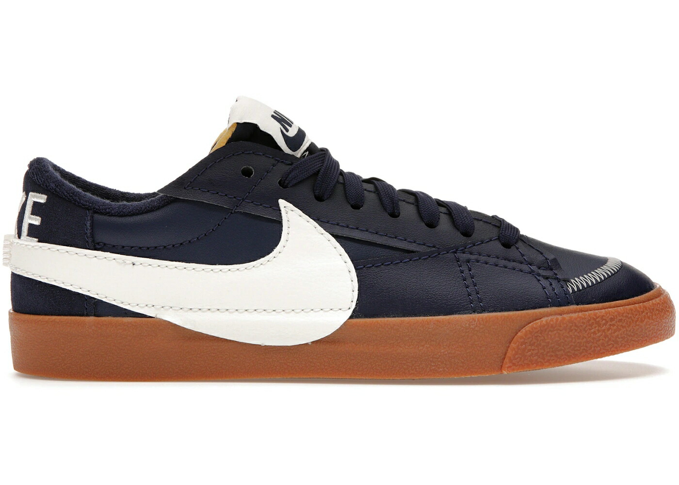 ナイキ ブレイザー ジャンボ 紺色 米国海軍 スニーカー メンズ NIKE BLAZER LOW 77 JUMBO WNTR MIDNIGHT NAVY GUM / MIDNIGHT NAVY SAIL GUM MEDIUM
