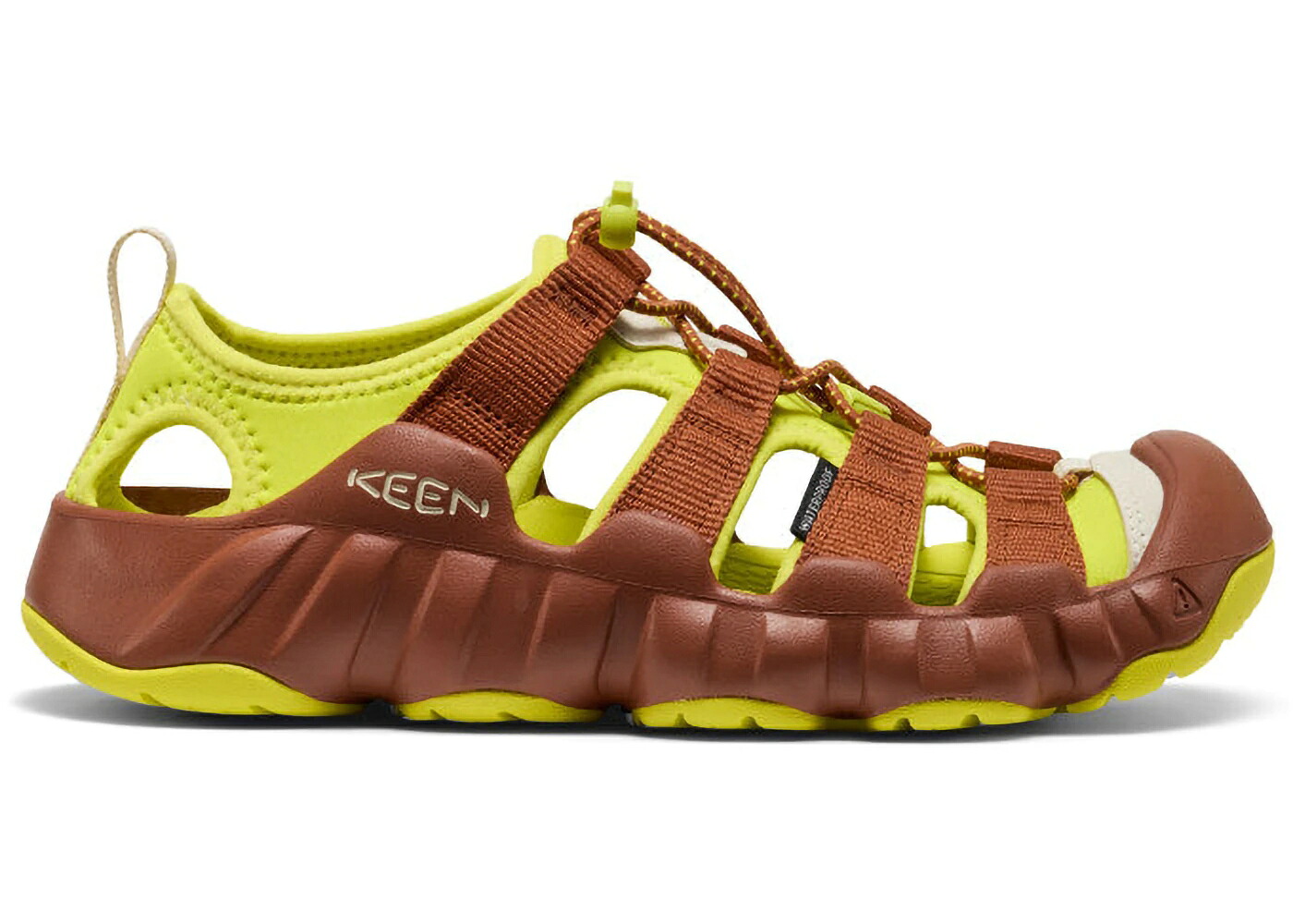 キーン 緑 緑であること スニーカー メンズ KEEN HYPERPORT H2 SANDAL HIKING PATROL ALGAE GREEN / ALGAE GREEN