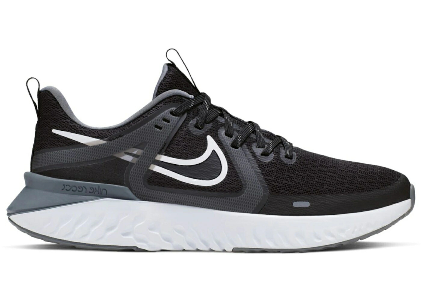 ナイキ 伝え話し リアクト 黒いこと 黒いこと 白いこと 白いこと スニーカー メンズ NIKE LEGEND REACT 2 BLACK / BLACK WHITE