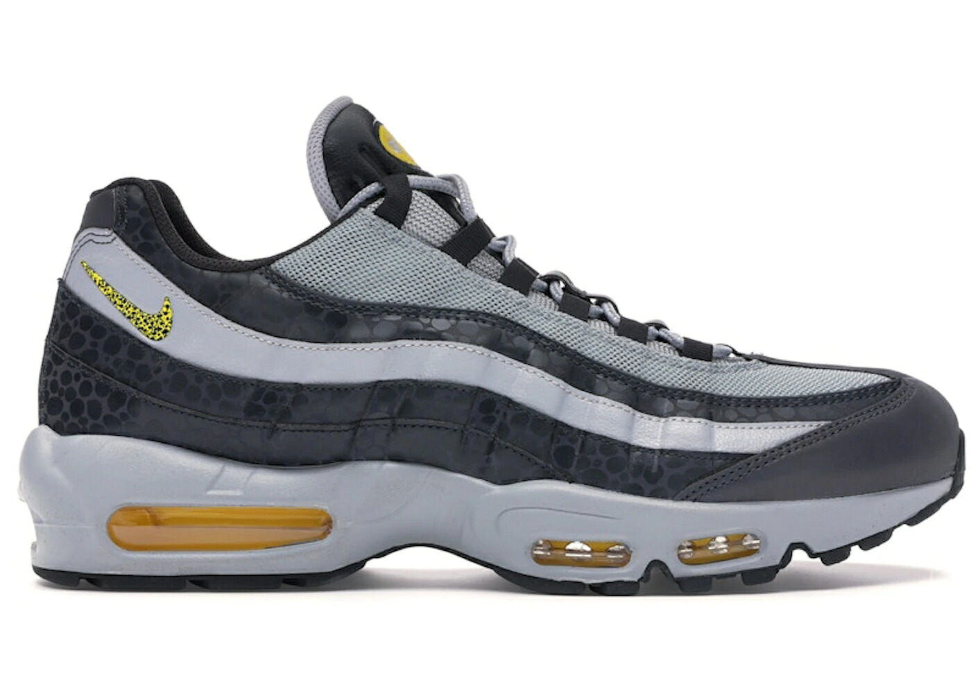 ナイキ マックス サファリ ダイナミック 黄色 イエロー エアマックス スニーカー メンズ NIKE AIR MAX 95 SAFARI REFLECTIVE OFF NOIR / OFF NOIR DYNAMIC YELLOW