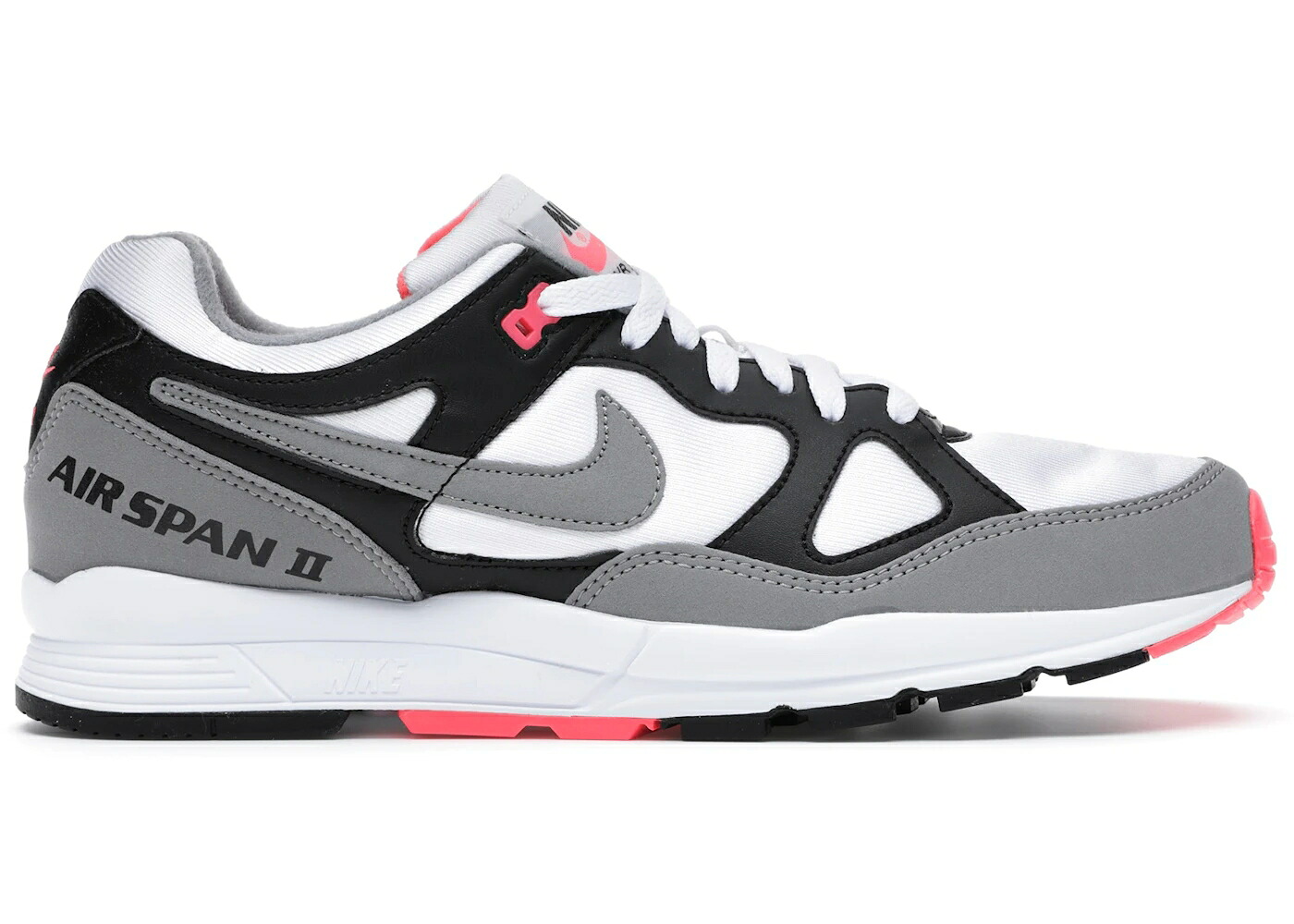 ナイキ 黒いこと 黒いこと 赤 赤いこと 白いこと 白いこと スニーカー メンズ NIKE AIR SPAN 2 HOT CORAL / BLACK DUST SOLAR RED WHITE