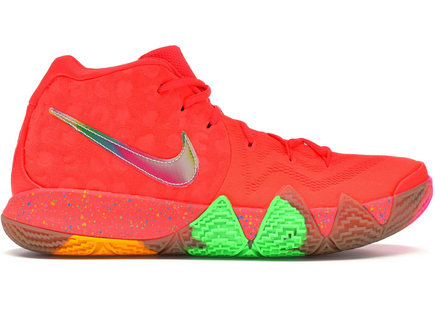 ナイキ カイリー クリムゾン スニーカー メンズ NIKE KYRIE 4 LUCKY CHARMS / BRIGHT CRIMSON MULTI COLOR