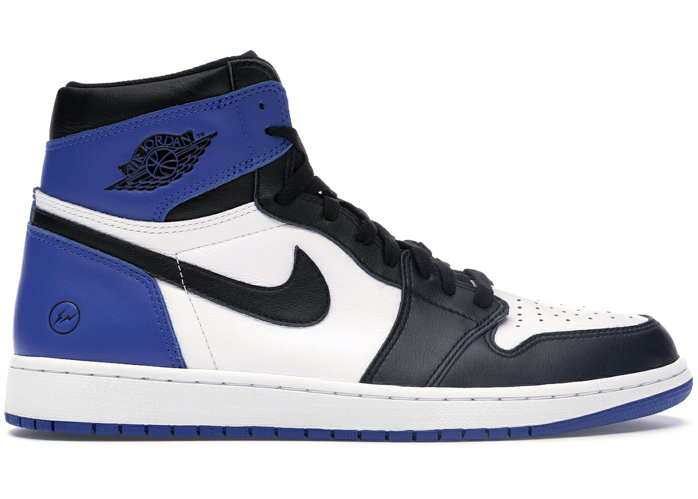 ナイキ ジョーダン ハイ 黒色 ブラック 青色 ブルー 白色 ホワイト スニーカー メンズ JORDAN 1 RETRO HIGH FRAGMENT (FRIENDS AND FAMILY) / BLACK SPORT BLUE WHITE