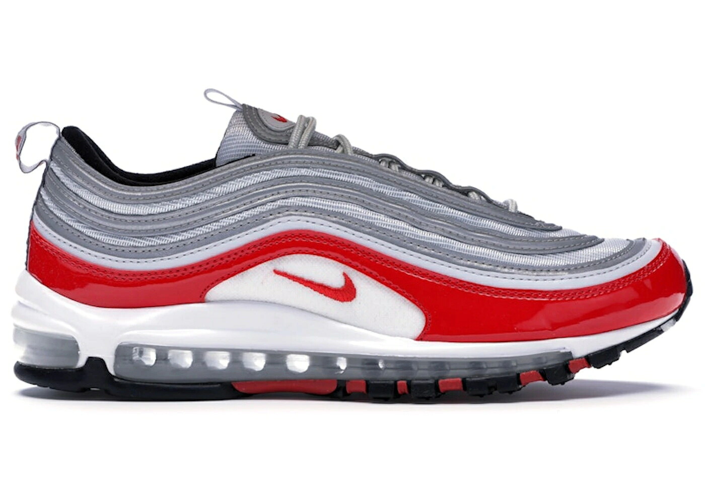 ナイキ マックス ピュア プラチナム 赤 レッド エアマックス スニーカー メンズ NIKE AIR MAX 97 PURE PLATINUM UNIVERSITY RED / PURE PLATINUM UNIVERSITY RED|スニケス