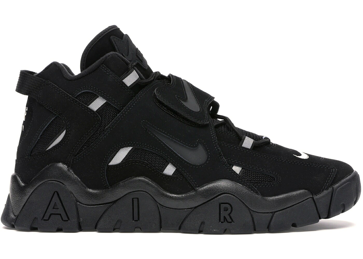 ナイキ ミッド 黒いこと 黒いこと 白いこと 白いこと エアバラージ スニーカー メンズ NIKE AIR BARRAGE MID BLACK / BLACK BLACK WHITE