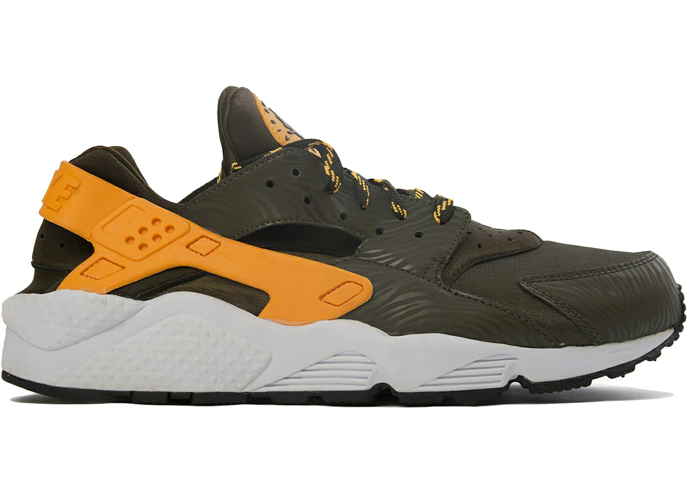 ナイキ ハラチ レーザ 橙 オレンジ色 黒いこと 黒いこと スニーカー メンズ NIKE AIR HUARACHE DARK LODEN LASER ORANGE / DARK LODEN LASER ORANGE BLACK