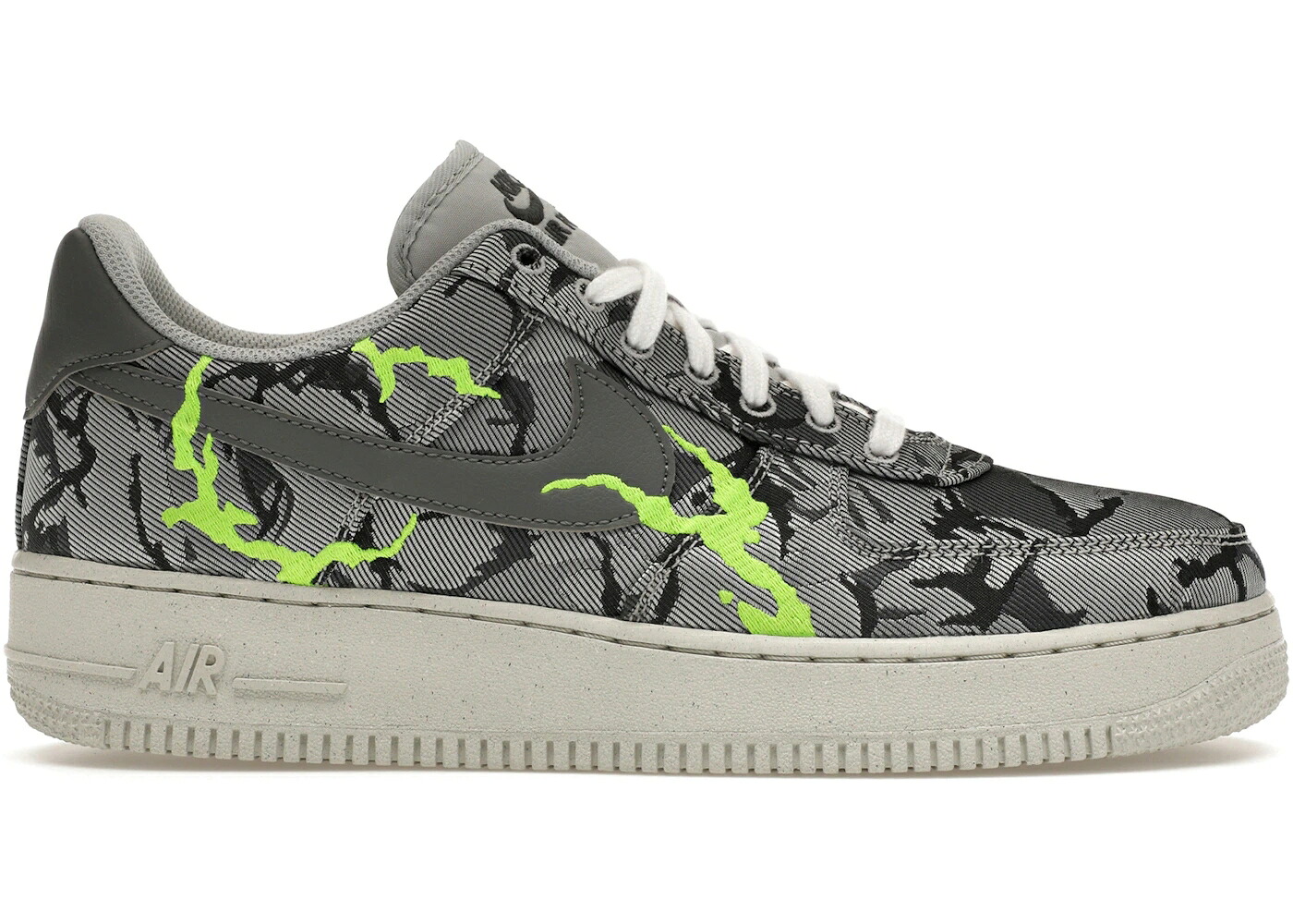 ナイキ 薄墨色 薄墨色 家鴨柄 空軍 \u002707 スニーカー メンズ NIKE AIR FORCE 1 LOW LX LIGHT SMOKE GREY CAMO EMBROIDERY / LIGHT SMOKE GREY SMOKE GREY