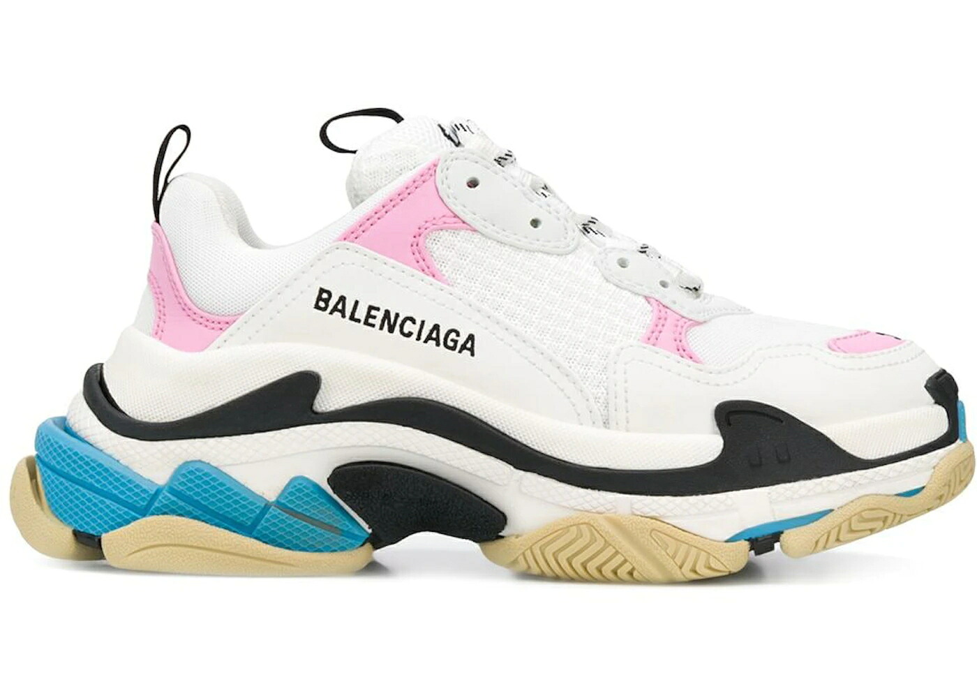 バレンシアガ ピンク 白色 ホワイト WOMEN'S スニーカー レディース BALENCIAGA TRIPLE S PINK TEAL (WOMEN'S) / WHITE