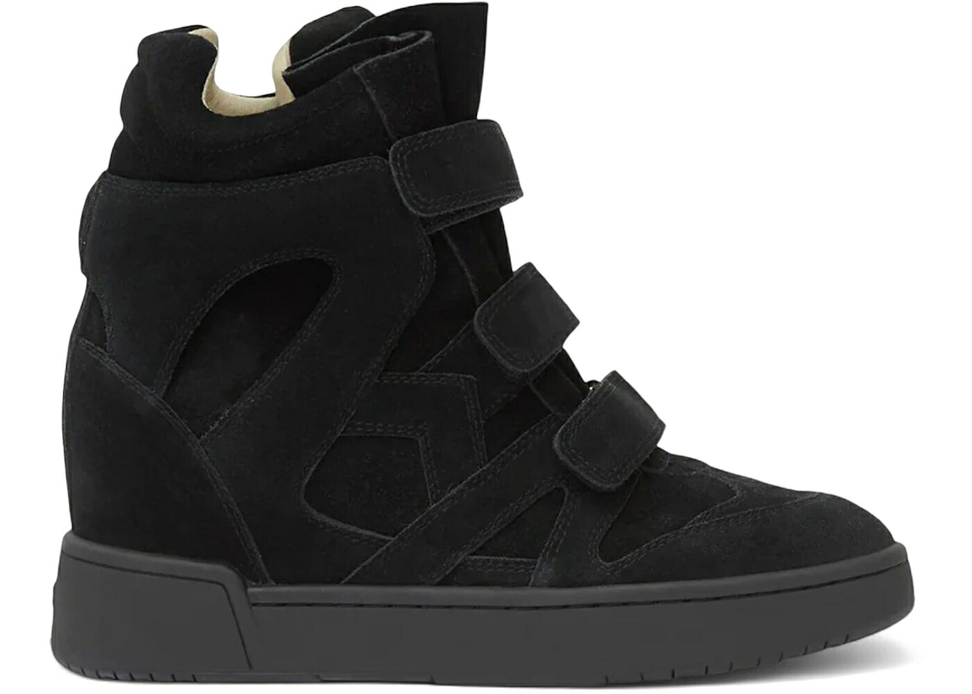 イザベルマランエトワール なめし革 ウェッジ 黒いこと 黒いこと WOMEN\u0027S スニーカー レディース ISABEL MARANT ISABEL MARANT IM3 HIGH-TOP LEATHER WEDGE SNEAKERS BLACK (WOMEN\u0027S) /