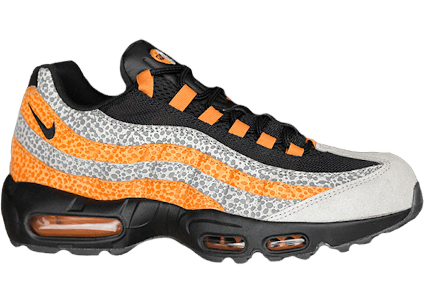ナイキ マックス サファリ 黒いこと 黒いこと 薄墨色 薄墨色 大気圏マックス SIZE? スニーカー メンズ NIKE AIR MAX 95 UK SAFARI (2018) / BLACK GREY CARROT