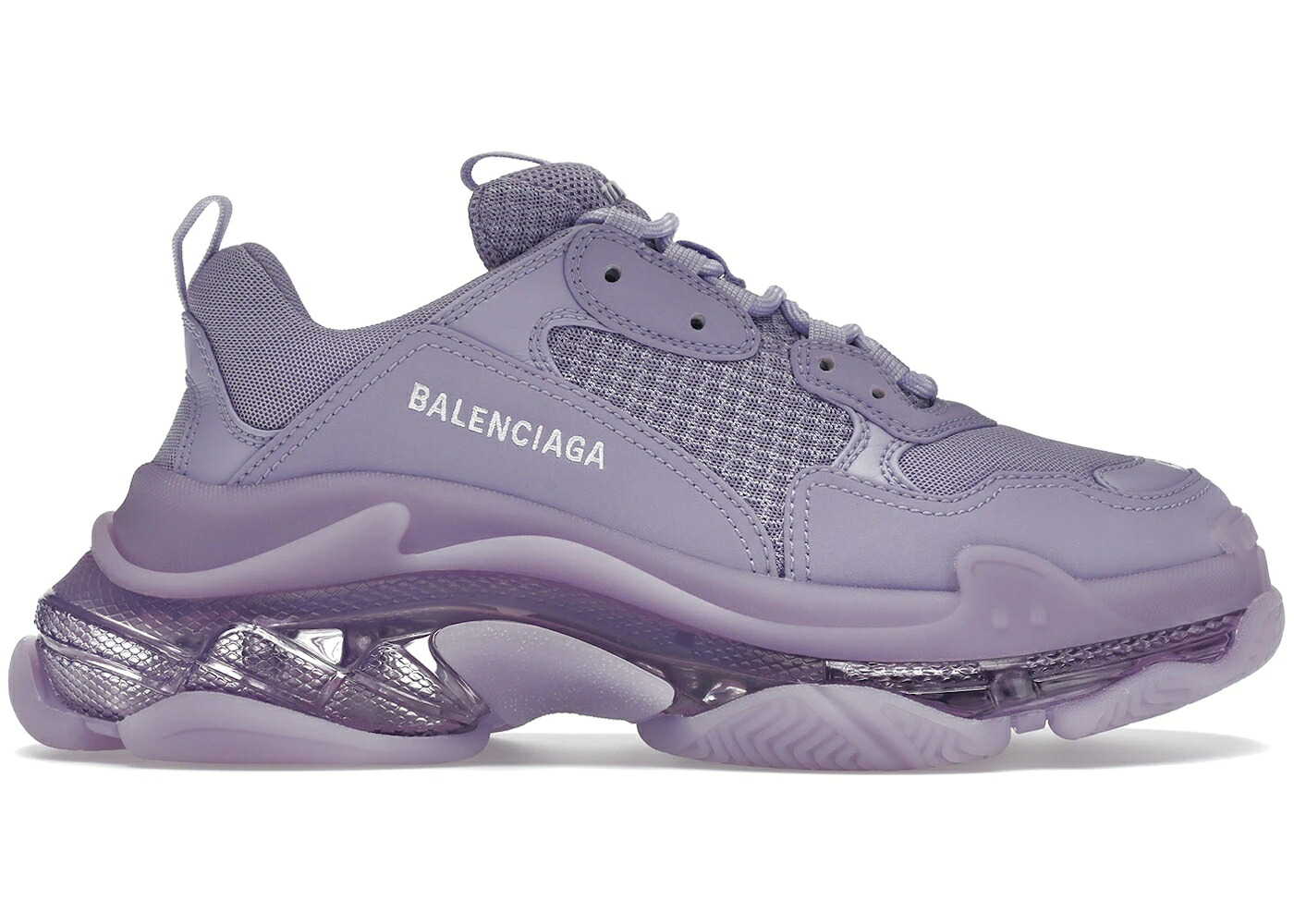 バレンシアガ 紫 パープル WOMEN'S スニーカー レディース BALENCIAGA TRIPLE S CLEAR SOLE PURPLE (WOMEN'S) /｜スニケス