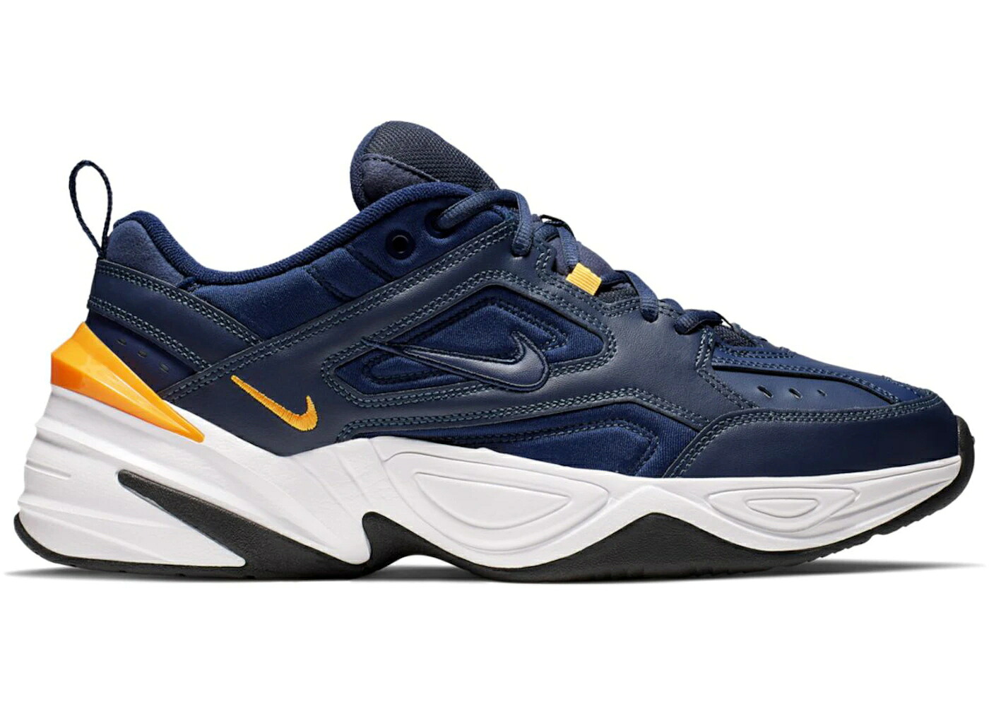 ナイキ 紺色 ネイビー レーザー 橙 オレンジ 青色 ブルー スニーカー メンズ NIKE M2K TEKNO MIDNIGHT NAVY / MIDNIGHT NAVY LASER ORANGE BLUE