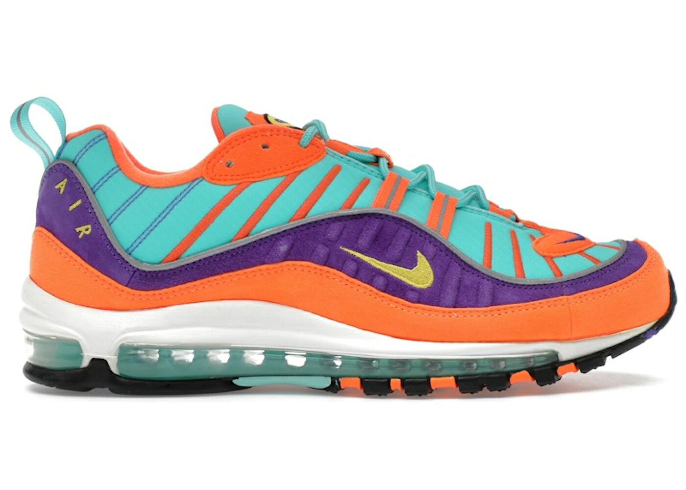 ナイキ マックス 黄色 イエロー エアマックス スニーカー メンズ NIKE AIR MAX 98 CONE / CONE TOUR YELLOW HYPER GRAPE