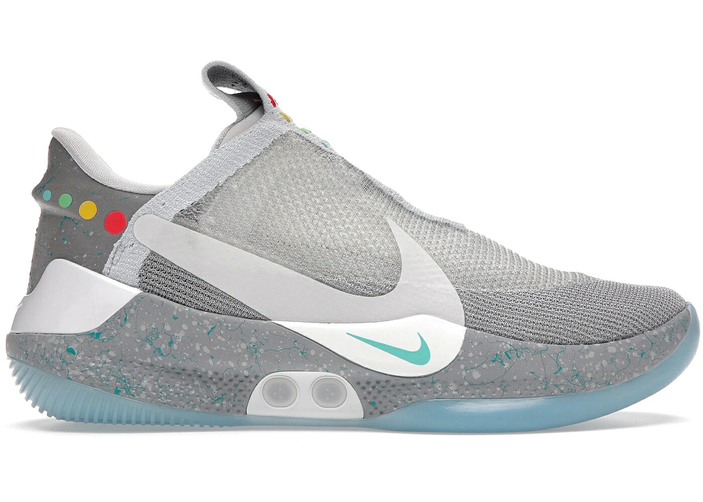 ナイキ アダプト 灰色 グレー 銀色 シルバー スニーカー メンズ NIKE ADAPT BB MAG (UK CHARGER) / WOLF GREY REFLECT SILVER｜スニケス
