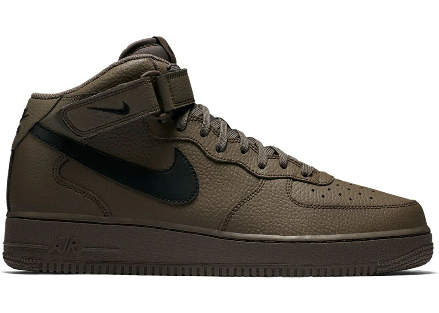ナイキ ミッド 黒いこと 黒いこと 空軍 スニーカー メンズ NIKE AIR FORCE 1 MID RIDGEROCK BLACK / RIDGEROCK BLACK RIDGEROCK