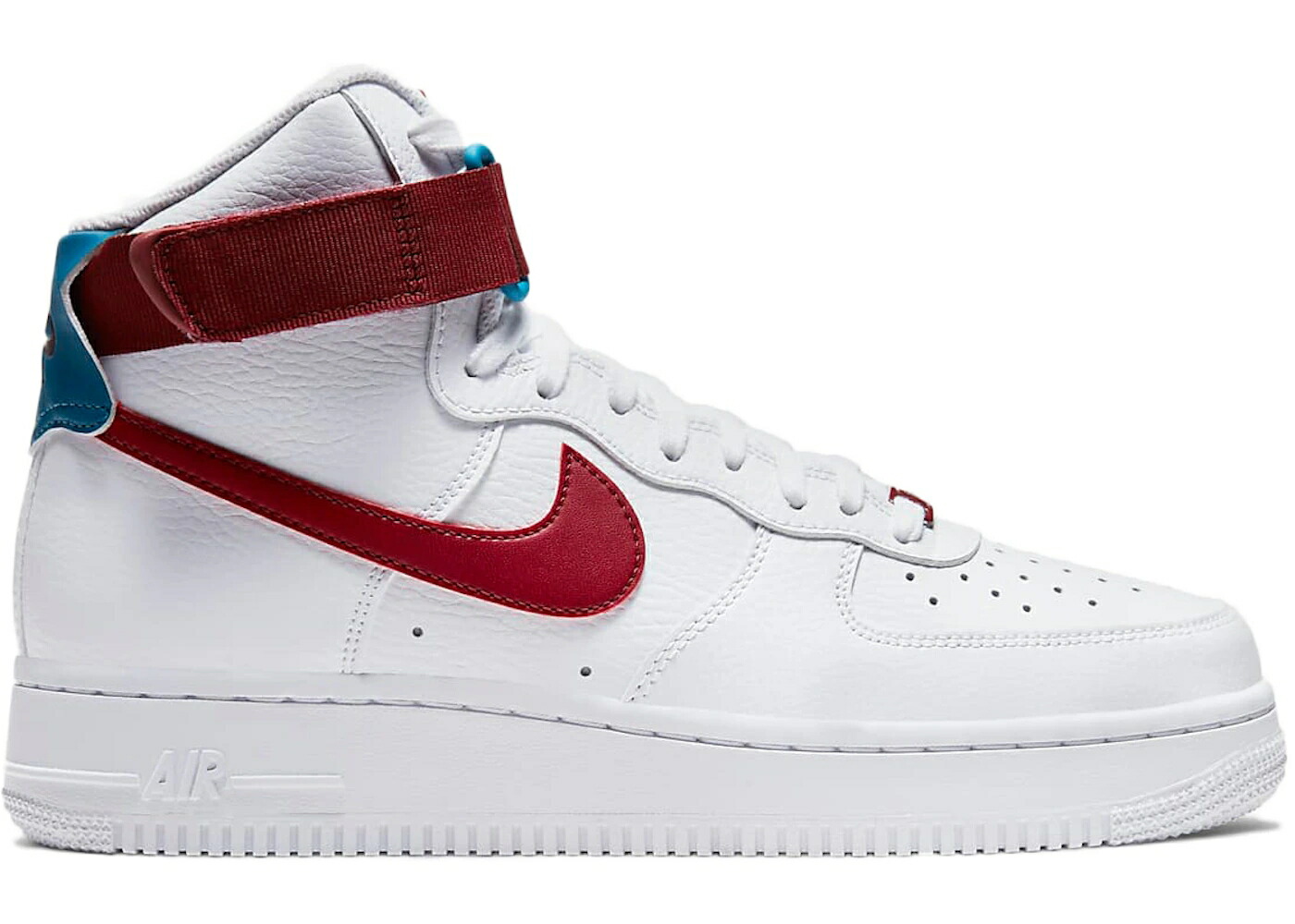 ナイキ ハイ チーム 赤 レッド 白色 ホワイト 緑 グリーン エアフォース WOMEN'S スニーカー レディース NIKE AIR FORCE 1 HIGH TEAM RED (WOMEN'S) / WHITE TEAM RED GREEN ABYSS|スニケス