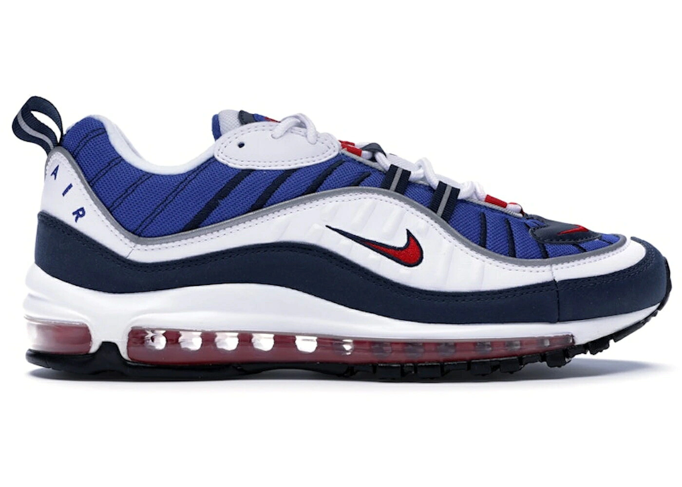 ナイキ マックス 白いこと 白いこと 赤 赤いこと エア湖マックス スニーカー メンズ NIKE AIR MAX 98 GUNDAM (2018) / WHITE UNIVERSITY RED OBSIDIAN