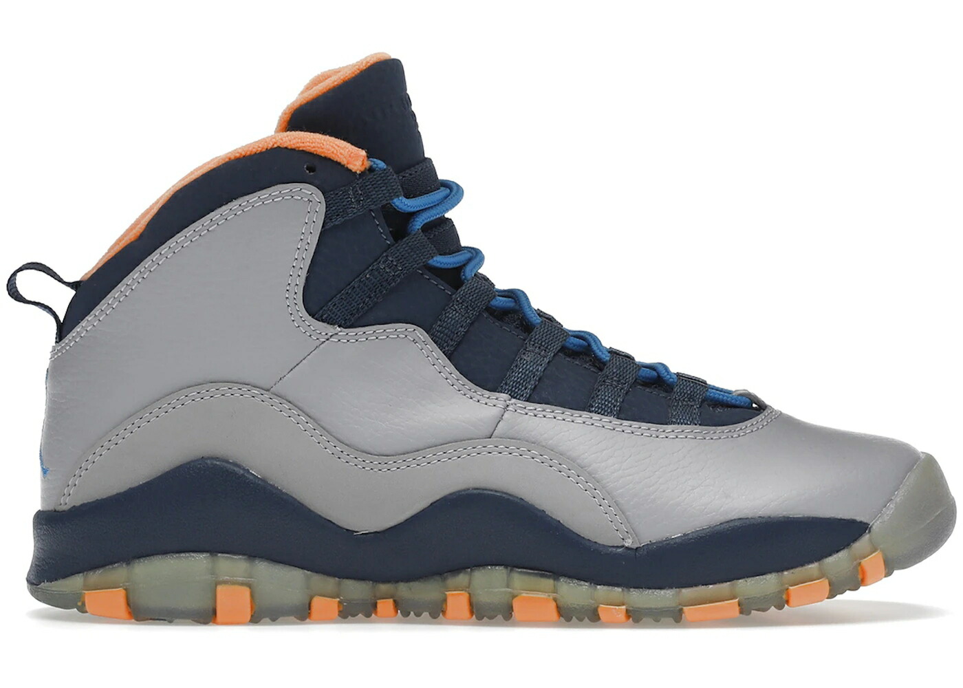 ナイキ ジョーダン ボブキャッツ 灰色 グレー ジュニア キッズ JORDAN 10 RETRO BOBCATS (GS) / WOLF GREY DK PWDR BL NW SLT ATMC ベビー マタニティ スニーカー