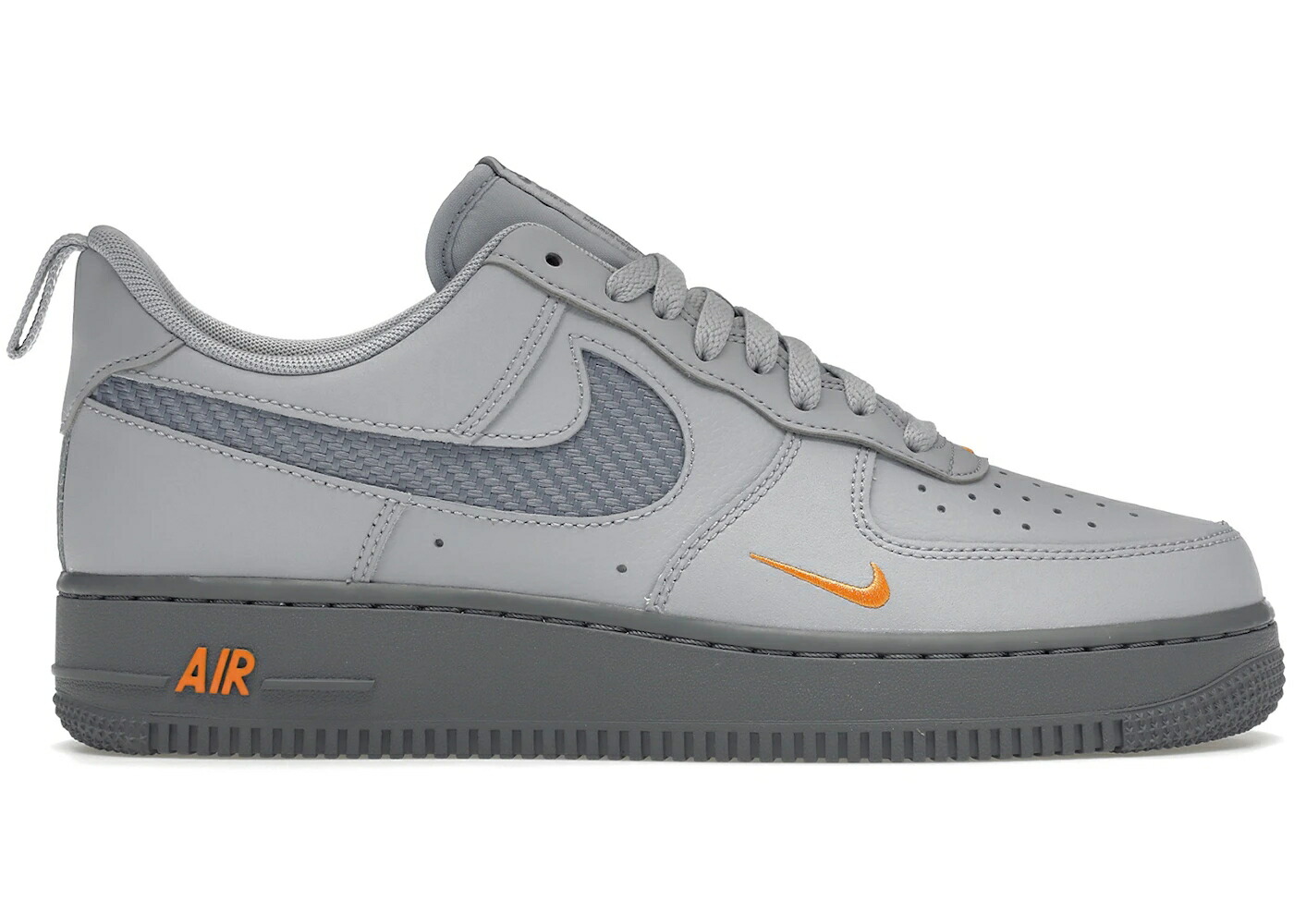 ナイキ 薄墨色 薄墨色 冷やりとした 空軍 スニーカー メンズ NIKE AIR FORCE 1 LOW WOLF GREY KUMQUAT / WOLF GREY COOL GREY KUMQUAT