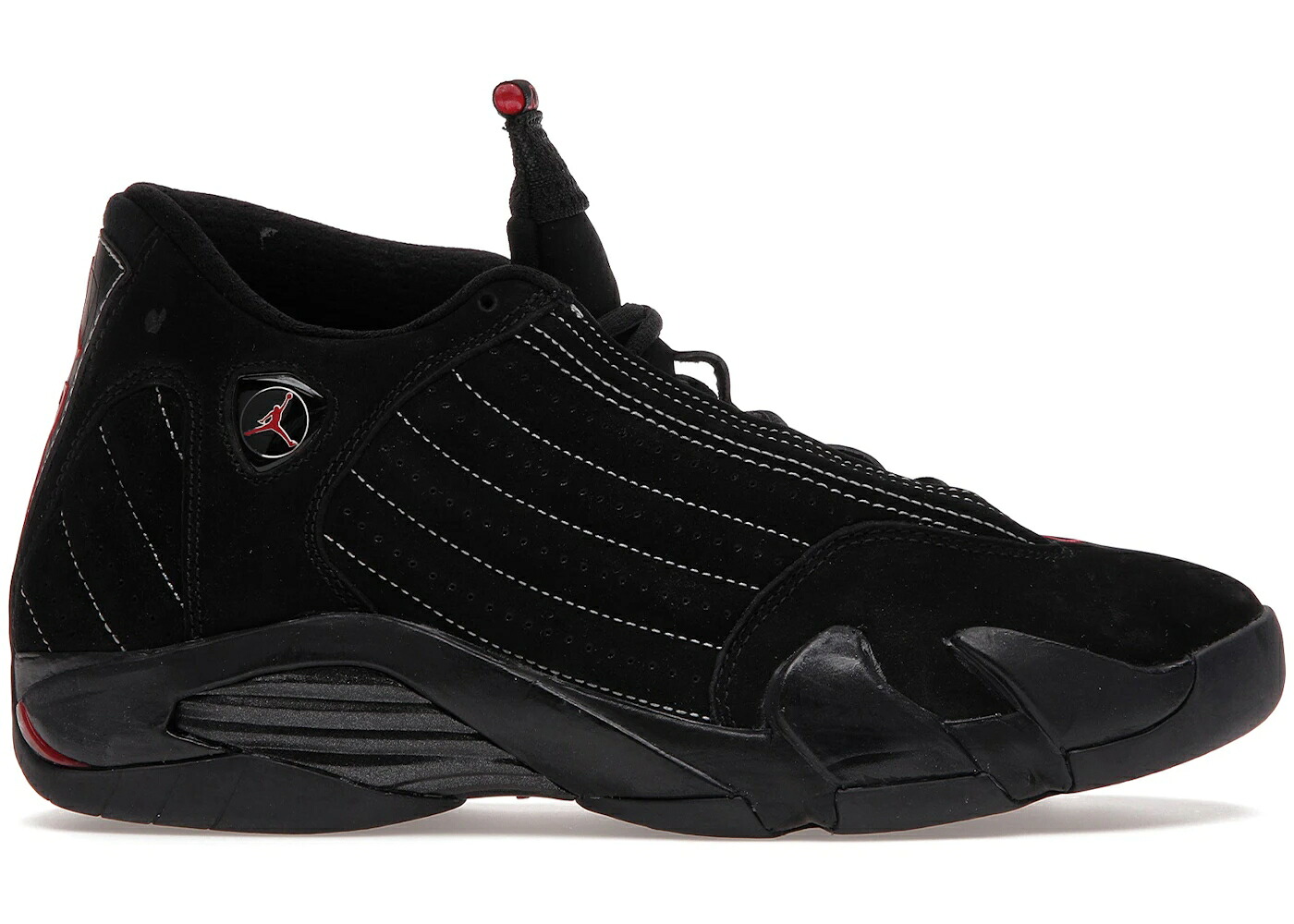 ナイキ ジョーダン 黒いこと 黒いこと 赤 赤いこと 白いこと 白いこと スニーカー メンズ JORDAN 14 RETRO BLACK CDP (2008) / BLACK TRUE RED WHITE