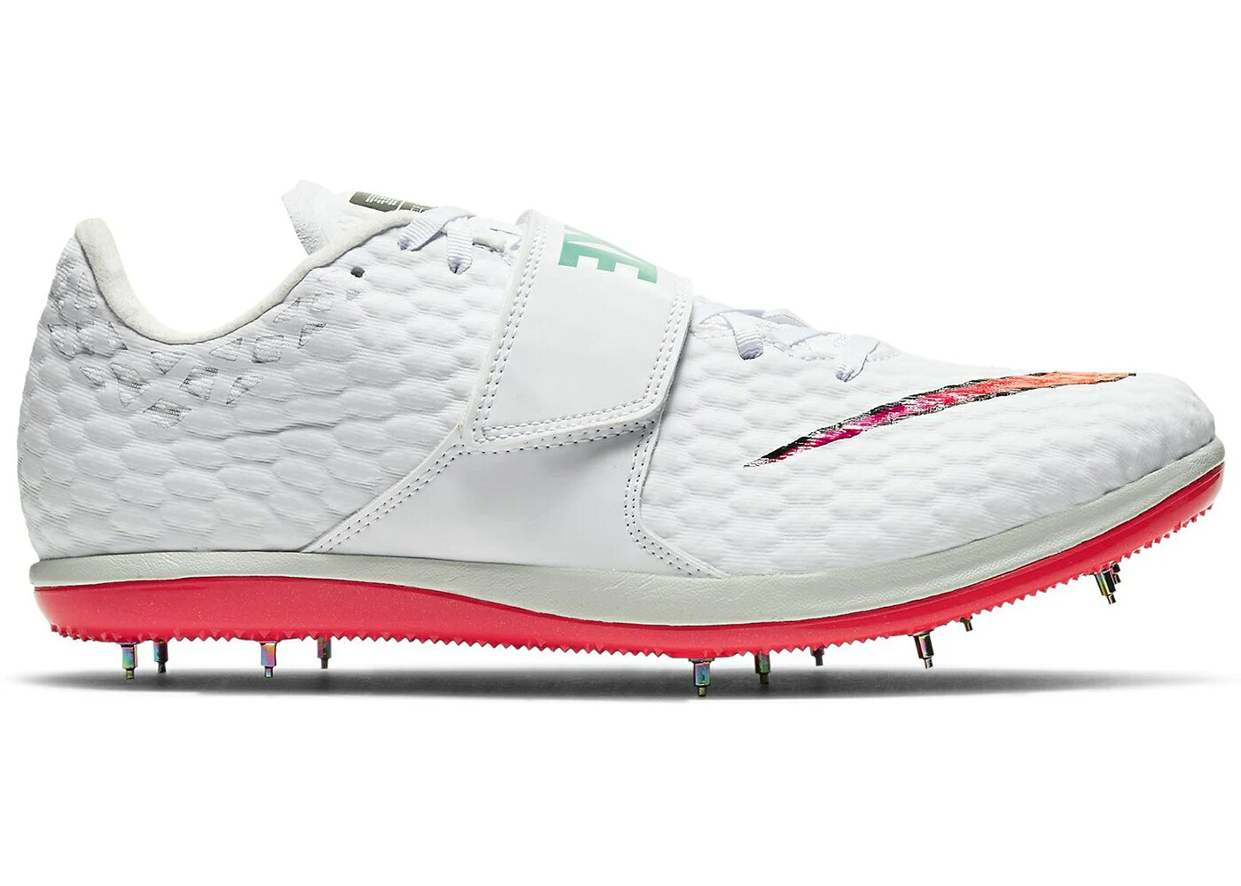 ナイキ 御機嫌 エリート 白いこと 白いこと 黒いこと 黒いこと 翡翆 ジェード スニーカー メンズ NIKE HIGH JUMP ELITE WHITE OMBRE / WHITE BLACK HYPER JADE FLASH
